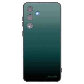 Picasee crna silikonska maskica za Samsung Galaxy S25 FE 5G - Verdant Fade