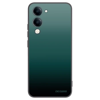 Picasee crna silikonska maskica za Vivo Y29s 5G - Verdant Fade