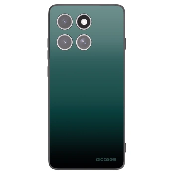 Picasee crna silikonska maskica za Motorola Edge 60 Fusion - Verdant Fade
