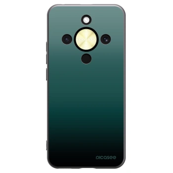 Picasee crna silikonska maskica za Honor Magic8 Lite 5G - Verdant Fade
