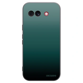 Picasee crna silikonska maskica za Google Pixel 10a - Verdant Fade
