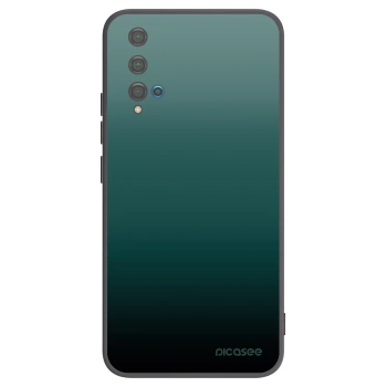 Picasee crna silikonska maskica za Huawei Nova 5T - Verdant Fade