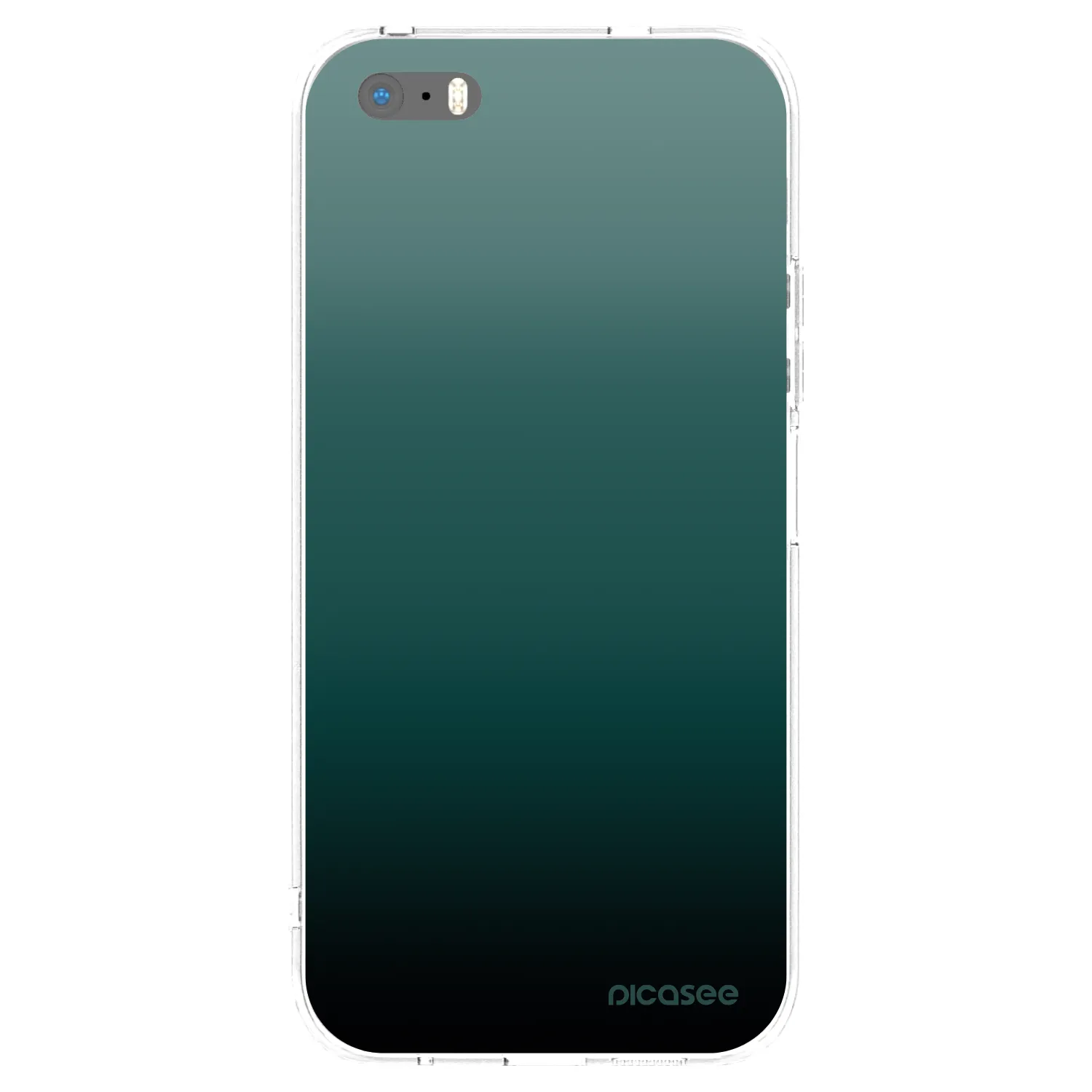 Picasee silikonska prozirna maskica za Apple iPhone 5/5S/SE - Verdant Fade