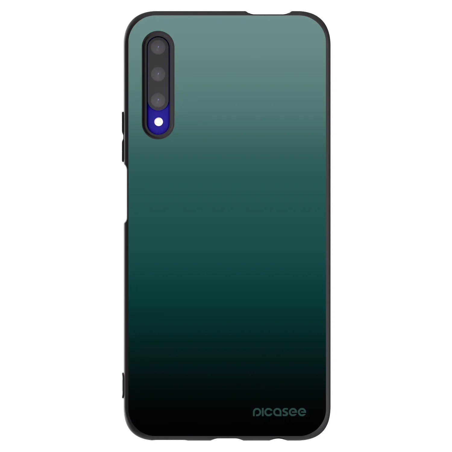 Picasee crna silikonska maskica za Honor 9X Pro - Verdant Fade