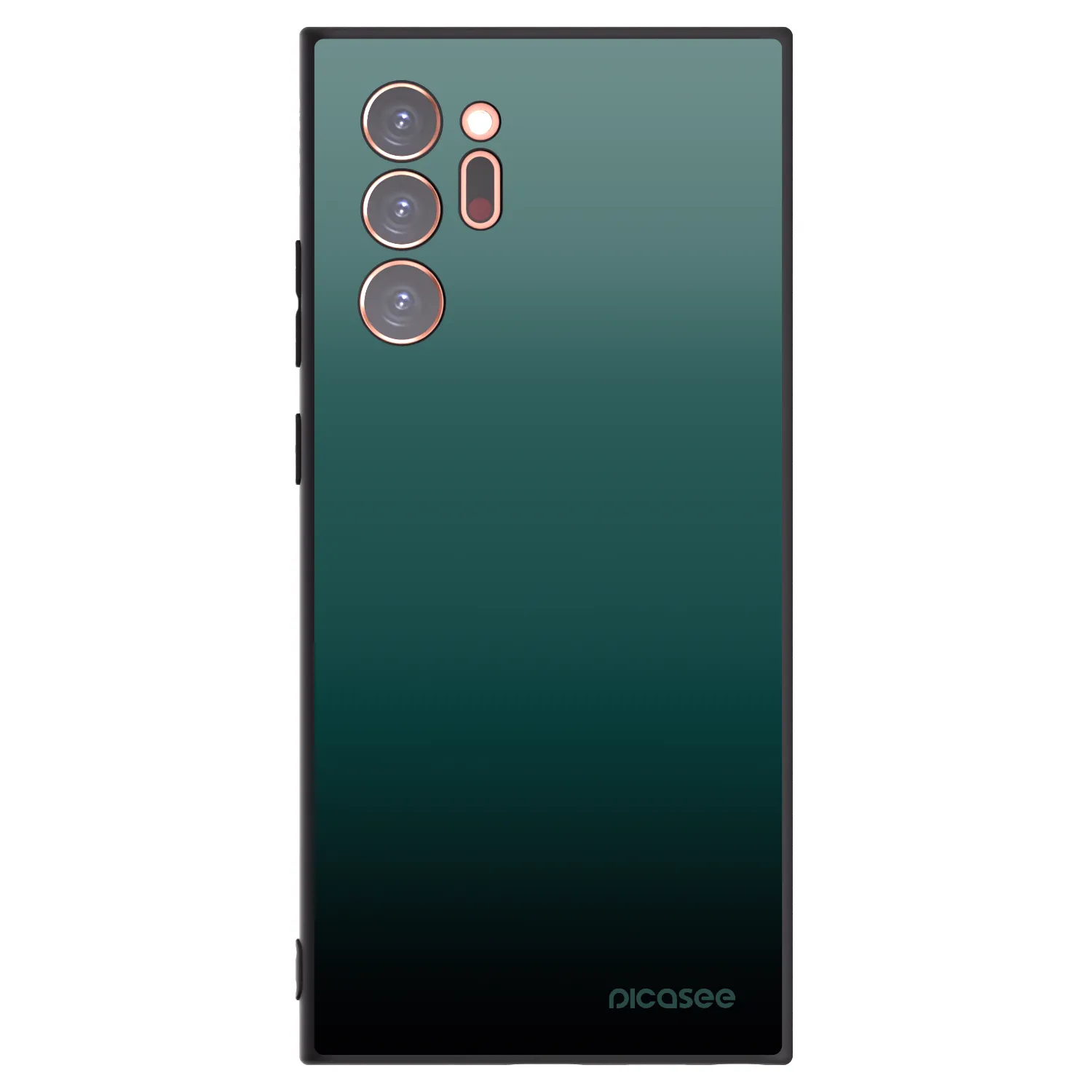 Picasee crna silikonska maskica za Samsung Galaxy Note 20 Ultra - Verdant Fade