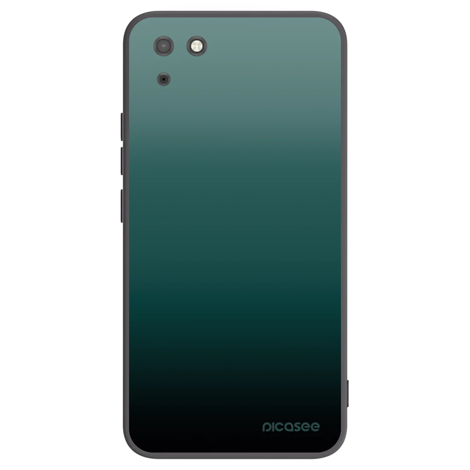 Picasee crna silikonska maskica za Huawei Y5P - Verdant Fade