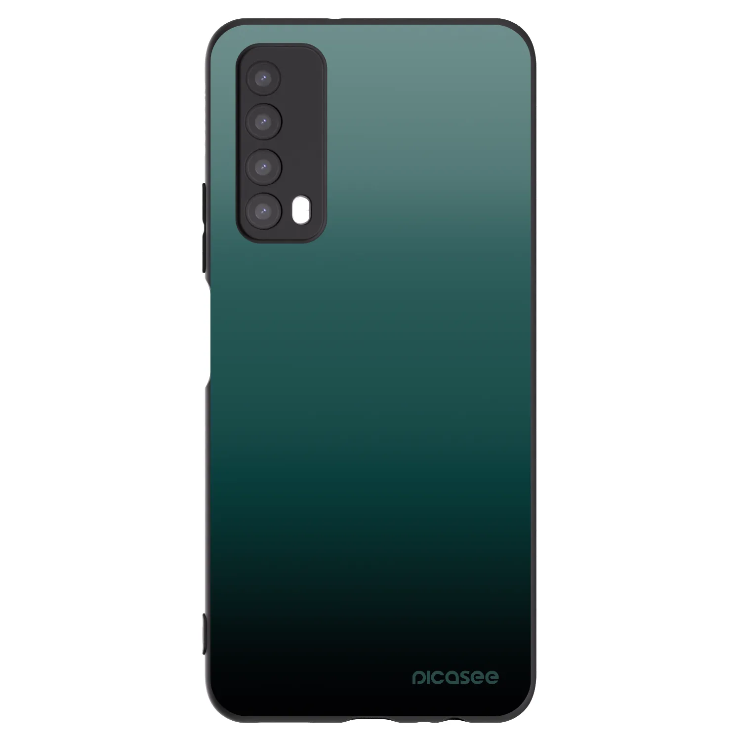 Picasee crna silikonska maskica za Huawei P Smart 2021 - Verdant Fade