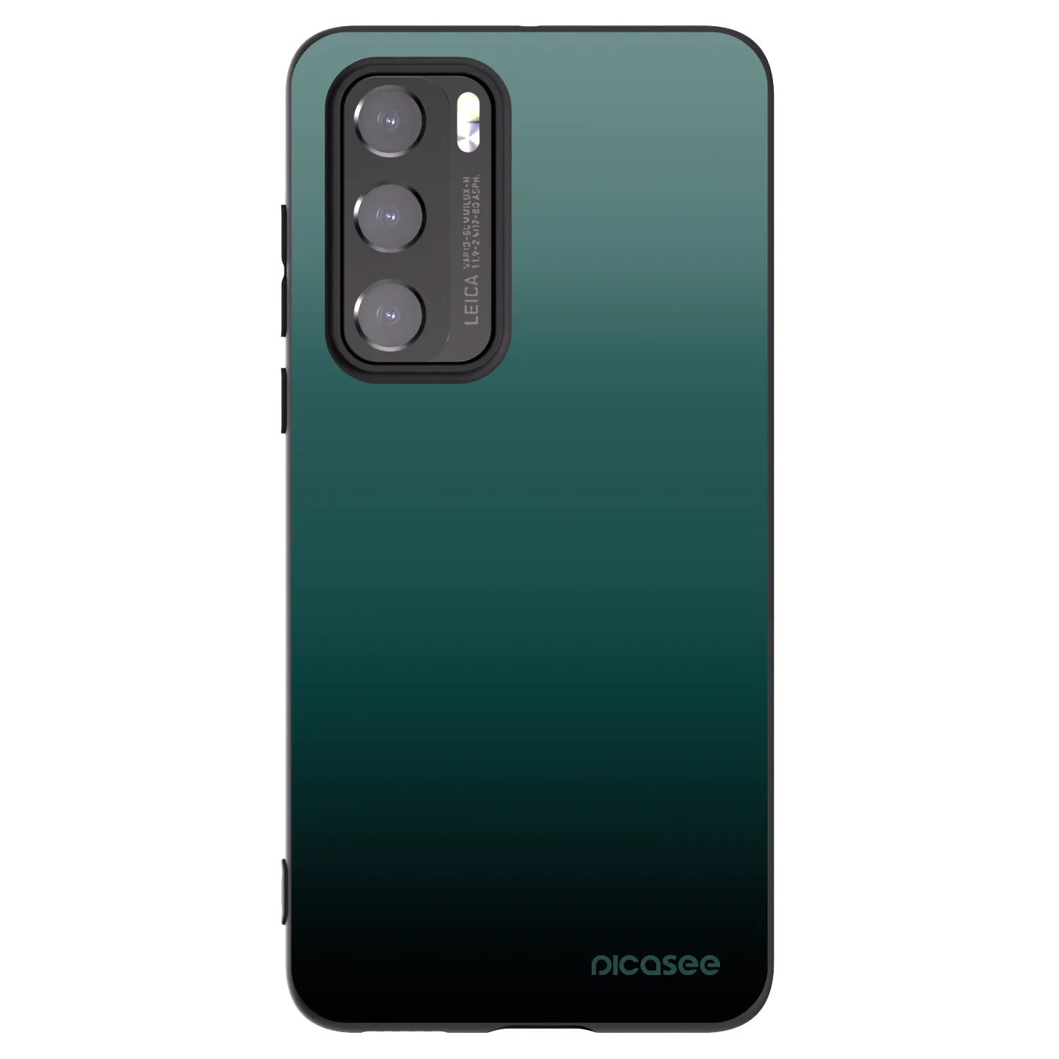 Picasee crna silikonska maskica za Huawei P40 - Verdant Fade