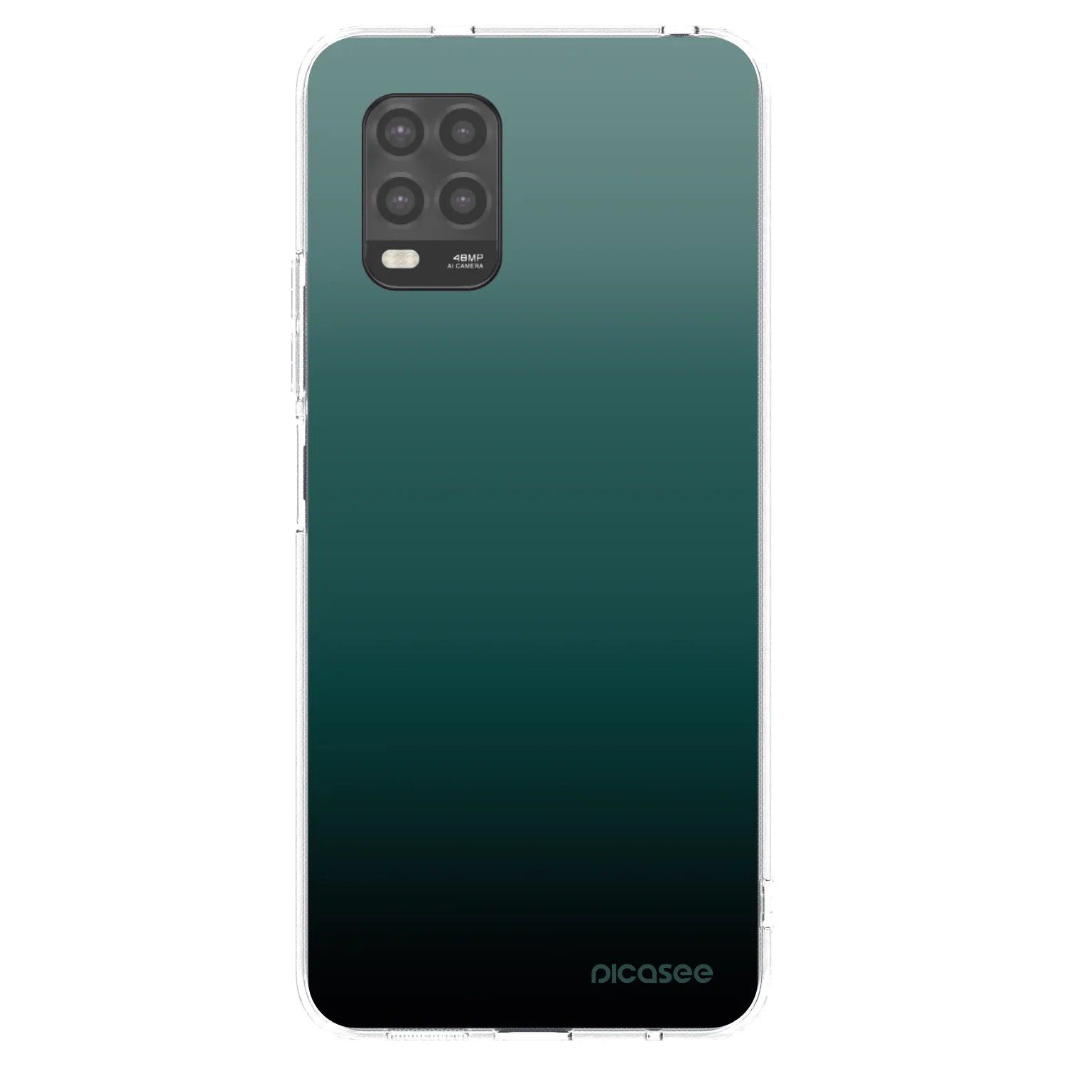 Picasee silikonska prozirna maskica za Xiaomi Mi 10 Lite - Verdant Fade