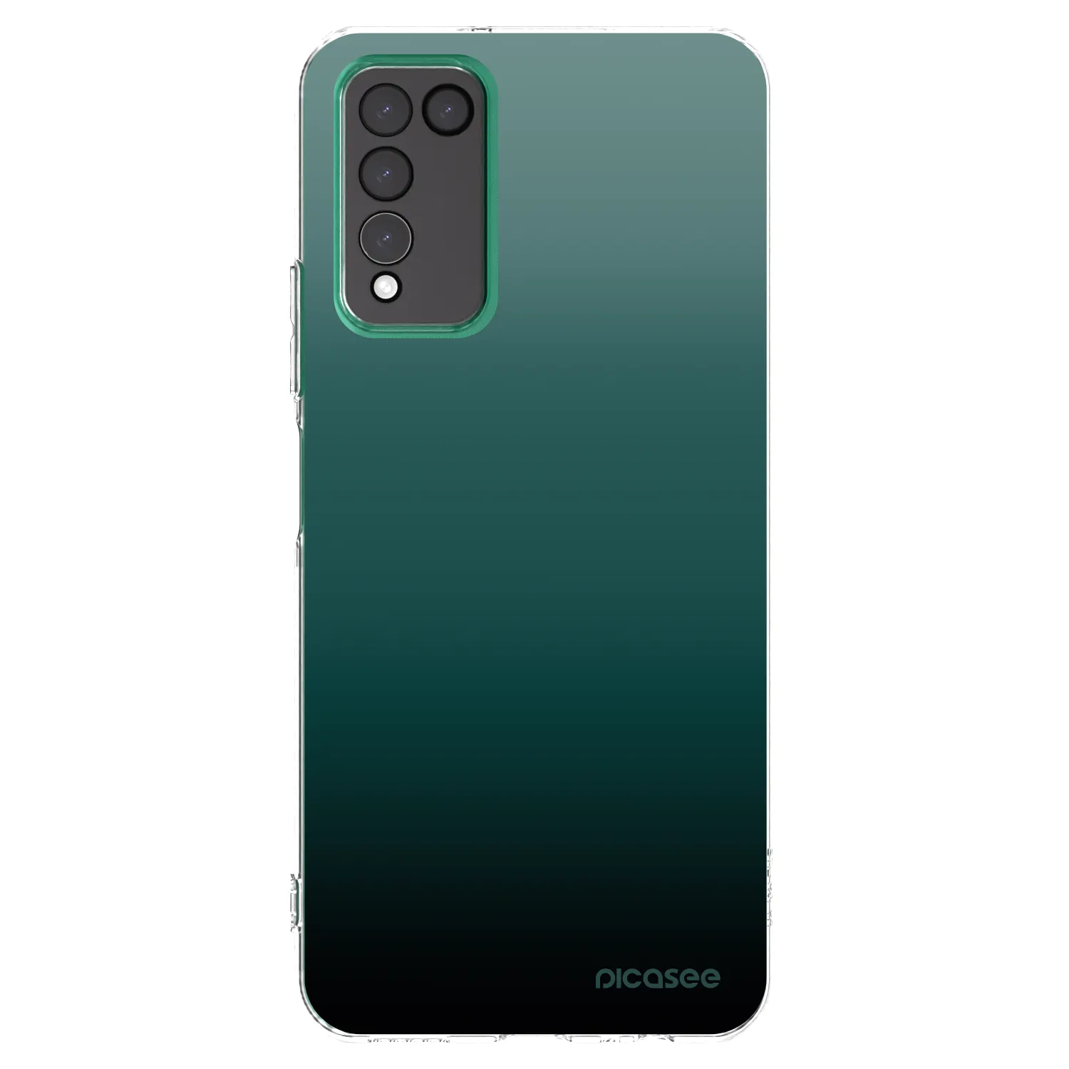 Picasee silikonska prozirna maskica za Honor 10X Lite - Verdant Fade
