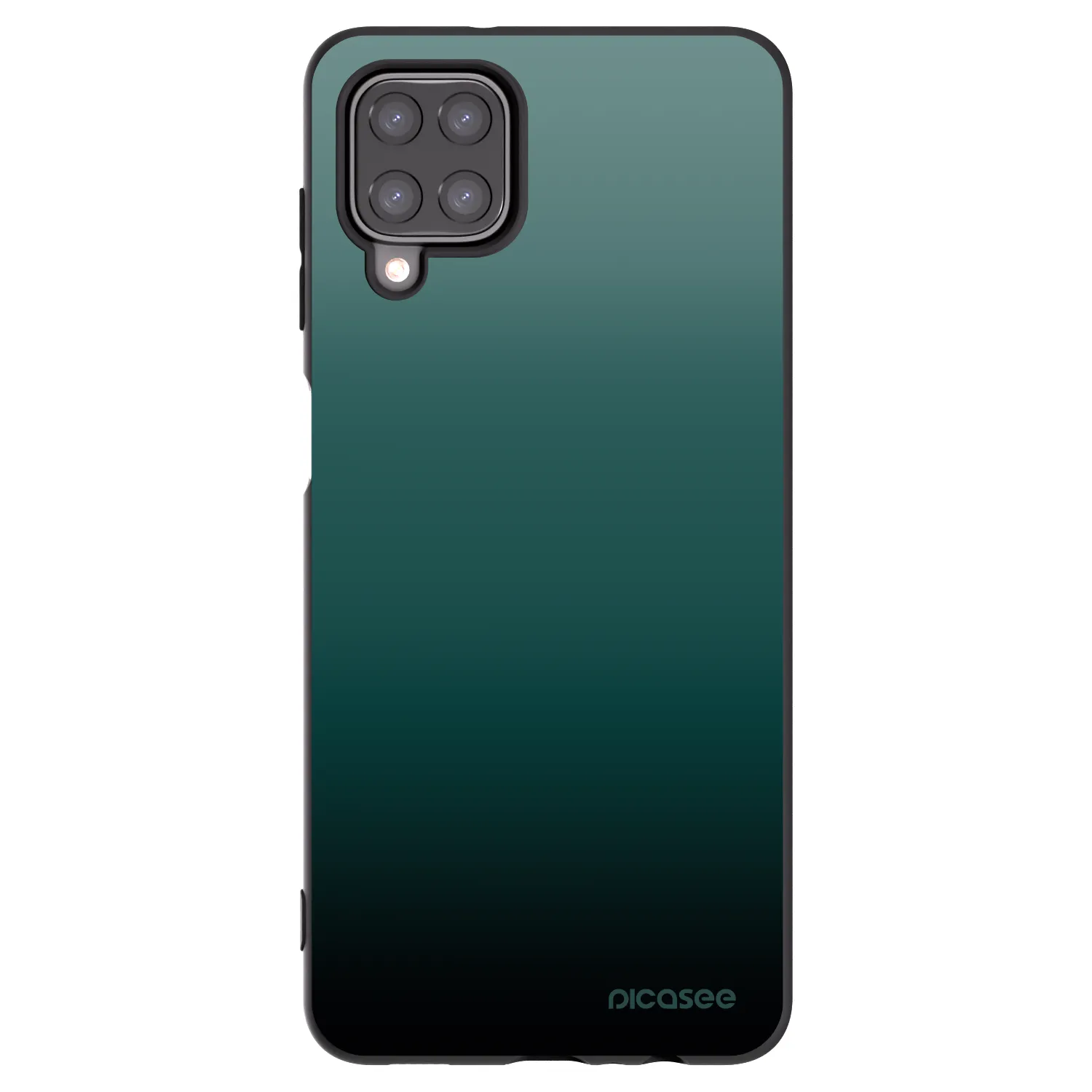 Picasee crna silikonska maskica za Samsung Galaxy A12 A125F - Verdant Fade