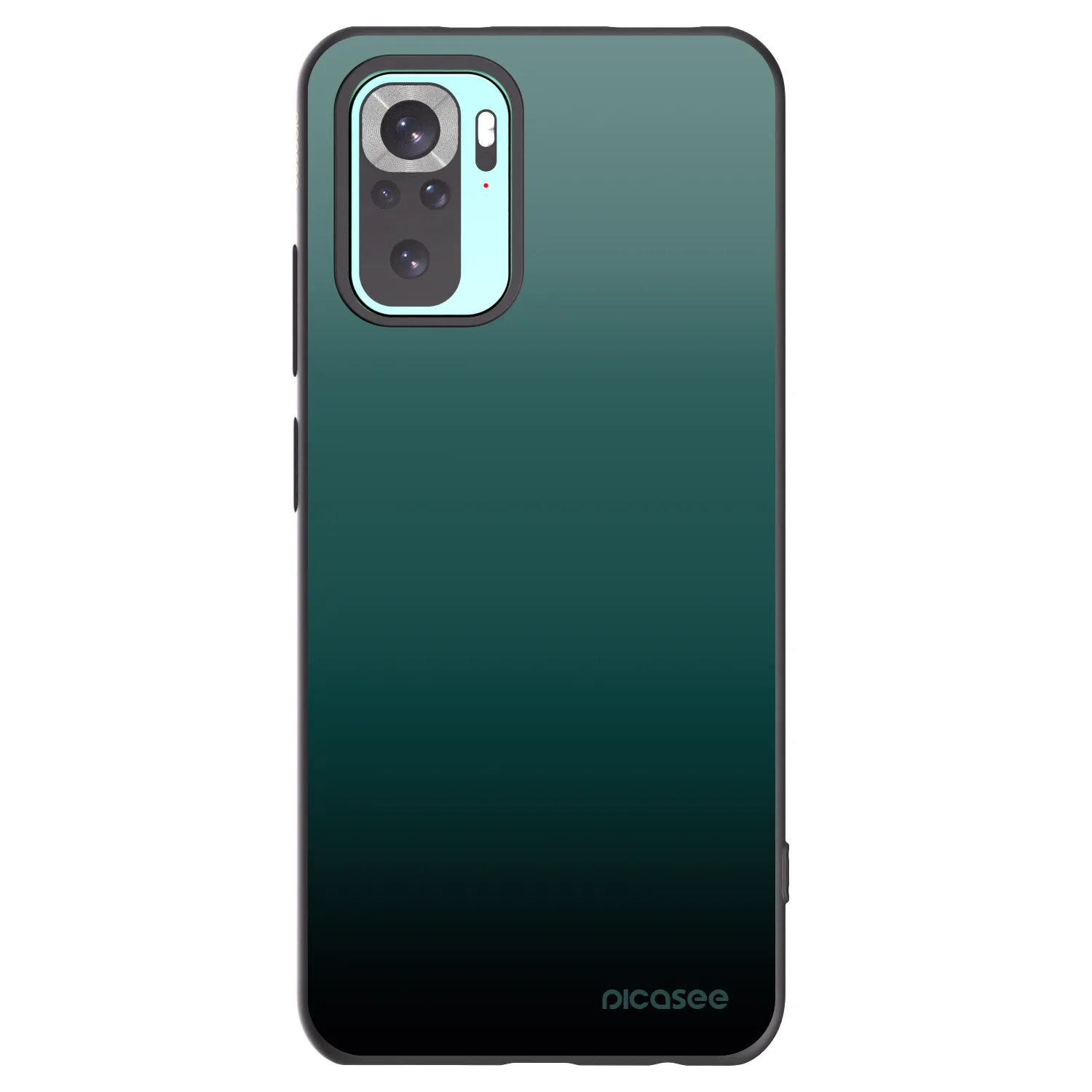Picasee crna silikonska maskica za Xiaomi Redmi Note 10 Pro - Verdant Fade