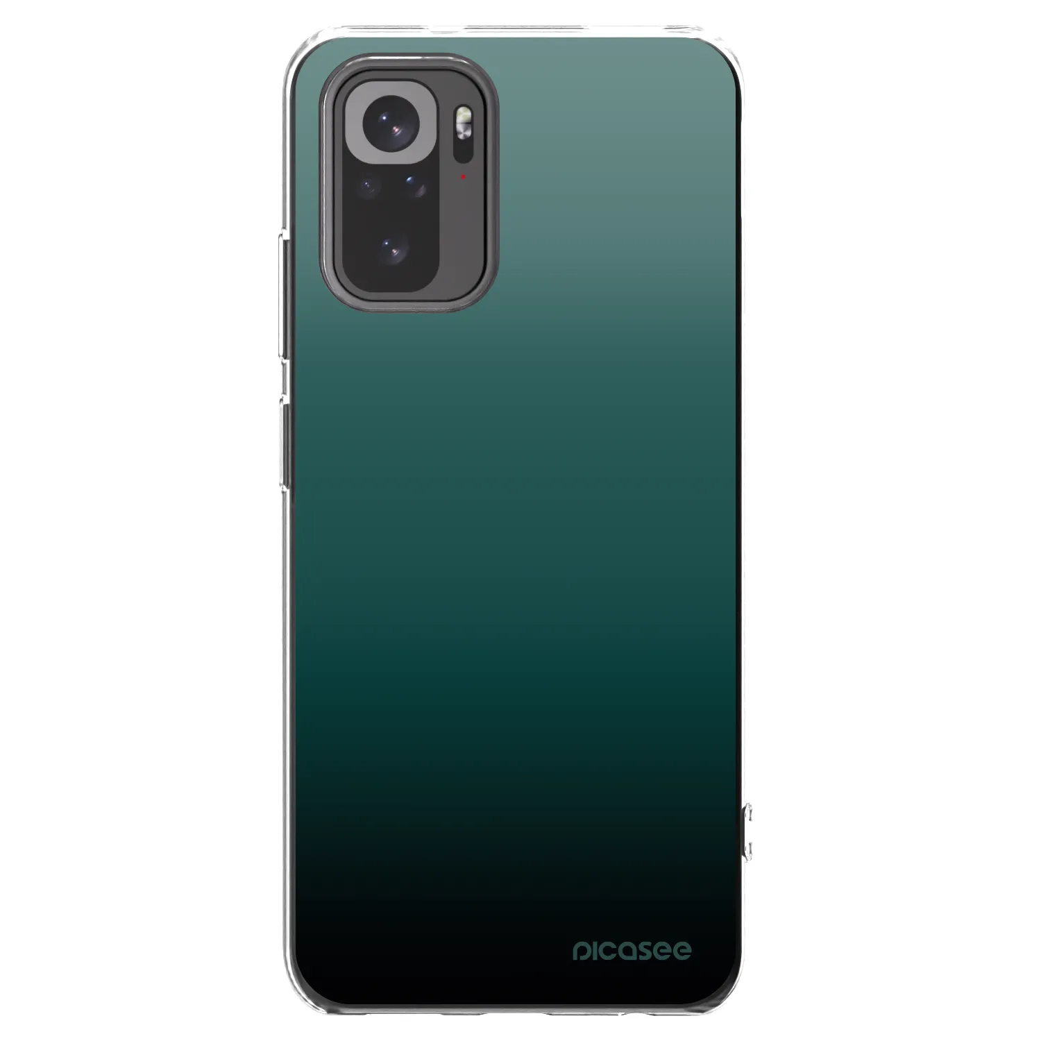 Picasee silikonska prozirna maskica za Xiaomi Redmi Note 10S - Verdant Fade
