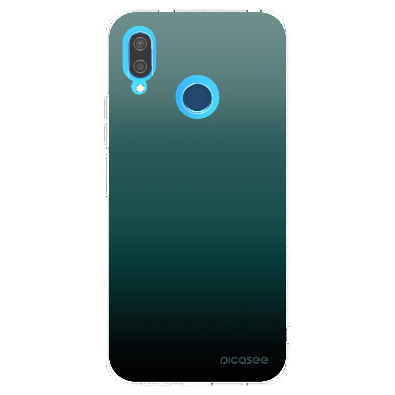 Picasee silikonska prozirna maskica za Huawei P20 Lite - Verdant Fade