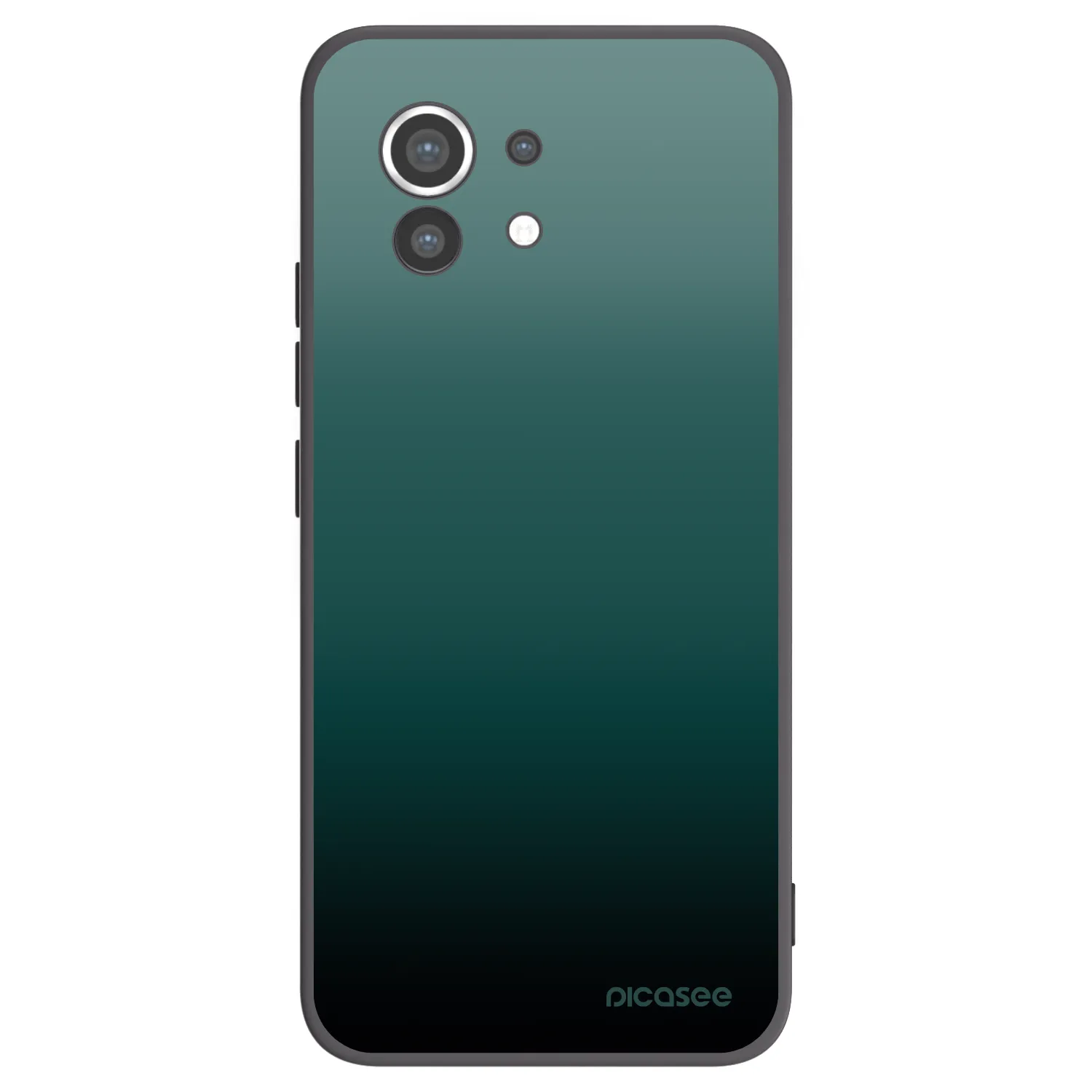 Picasee crna silikonska maskica za Xiaomi Mi 11 - Verdant Fade