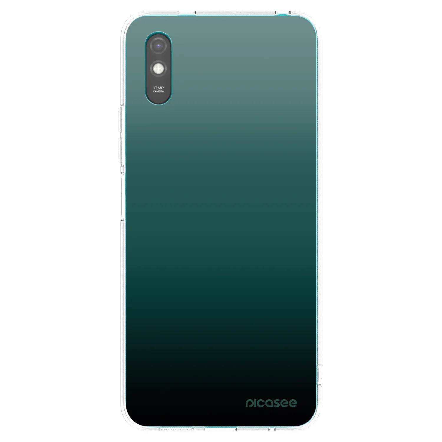 Picasee silikonska prozirna maskica za Xiaomi Redmi 9AT - Verdant Fade