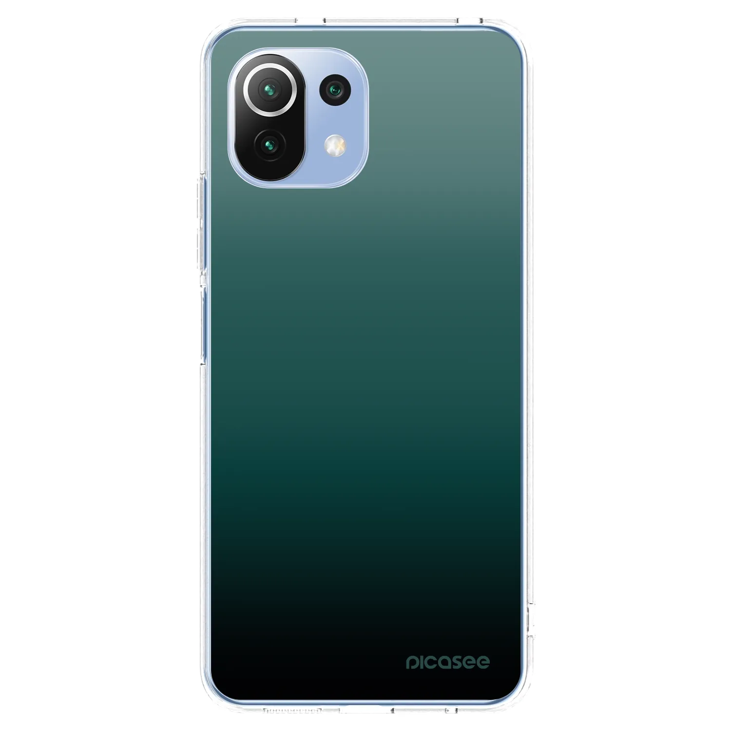 Picasee silikonska prozirna maskica za Xiaomi Mi 11 Lite - Verdant Fade
