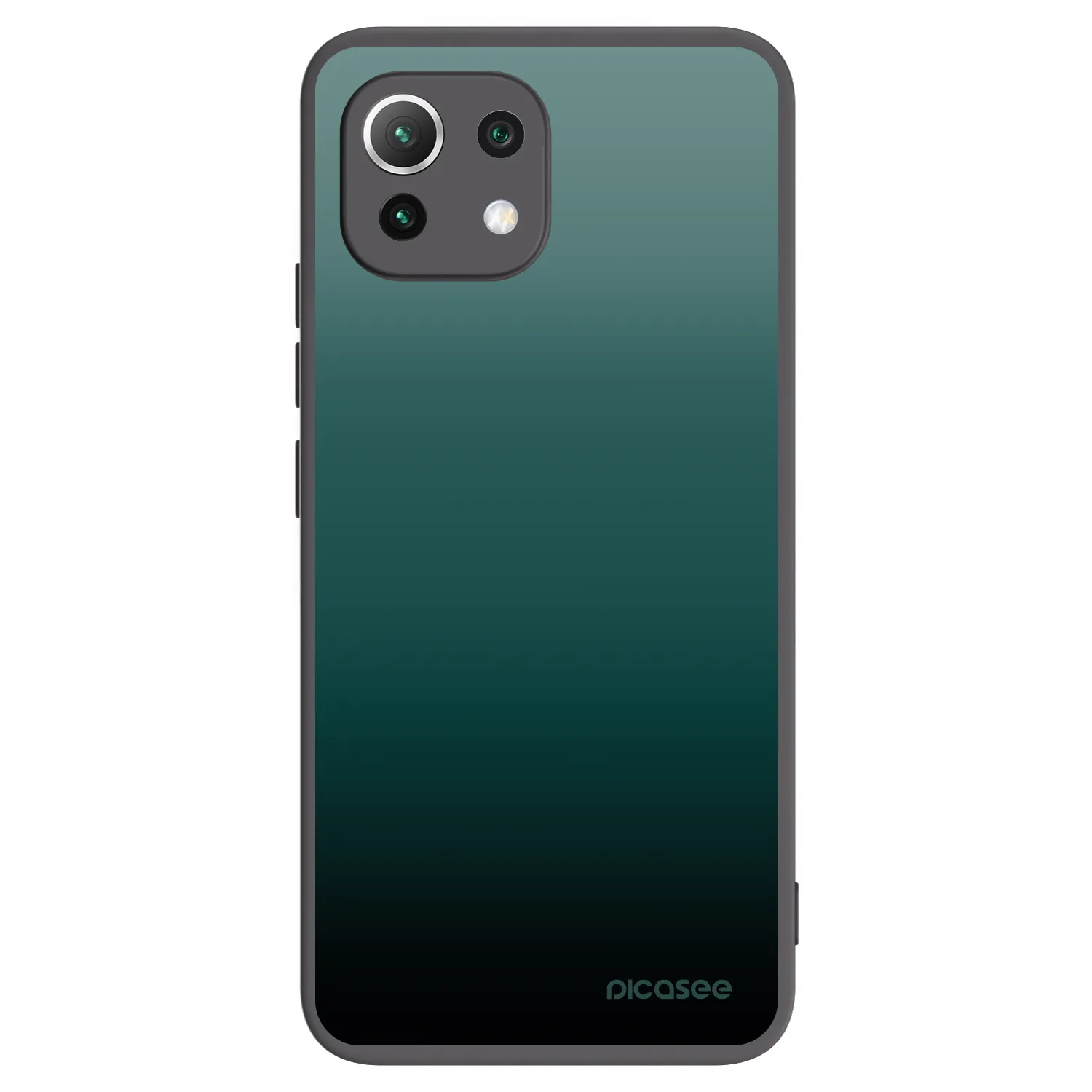 Picasee crna silikonska maskica za Xiaomi Mi 11 Lite - Verdant Fade