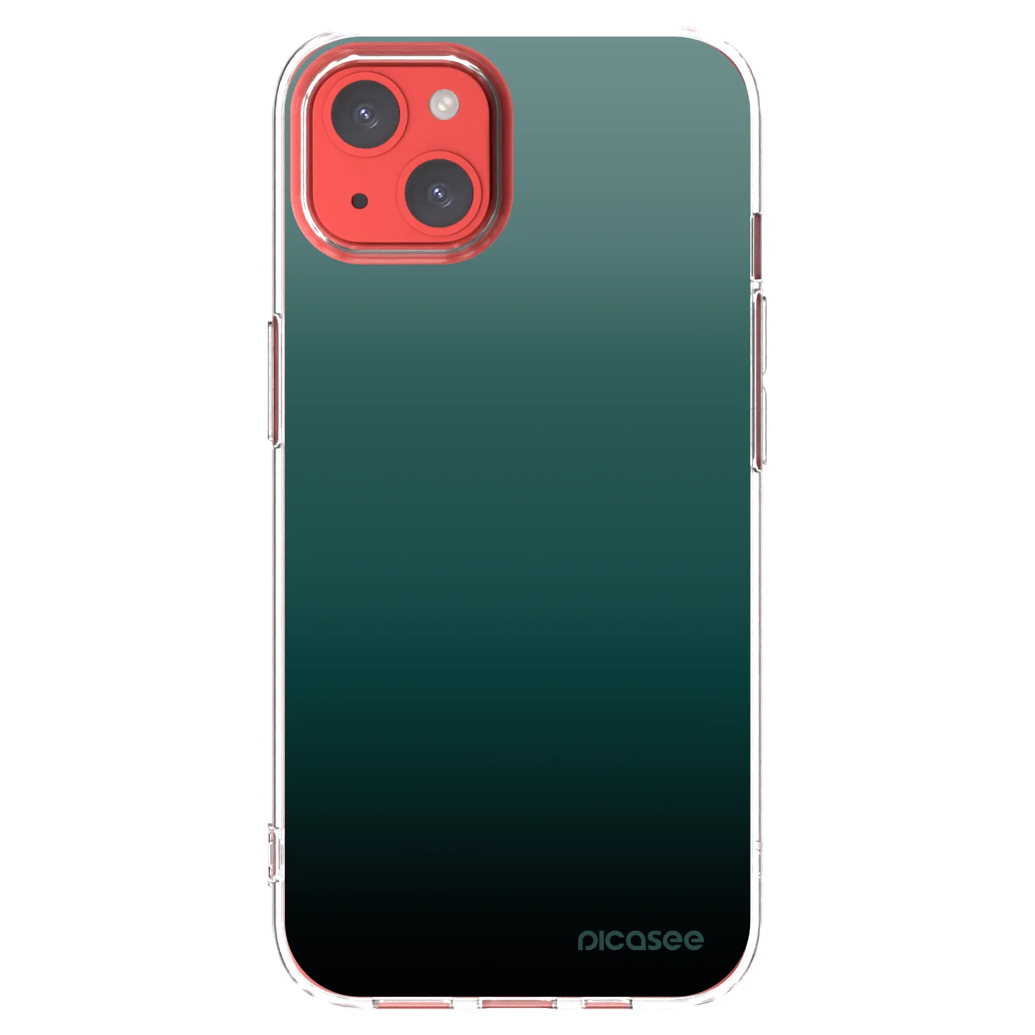 Picasee silikonska prozirna maskica za Apple iPhone 13 - Verdant Fade