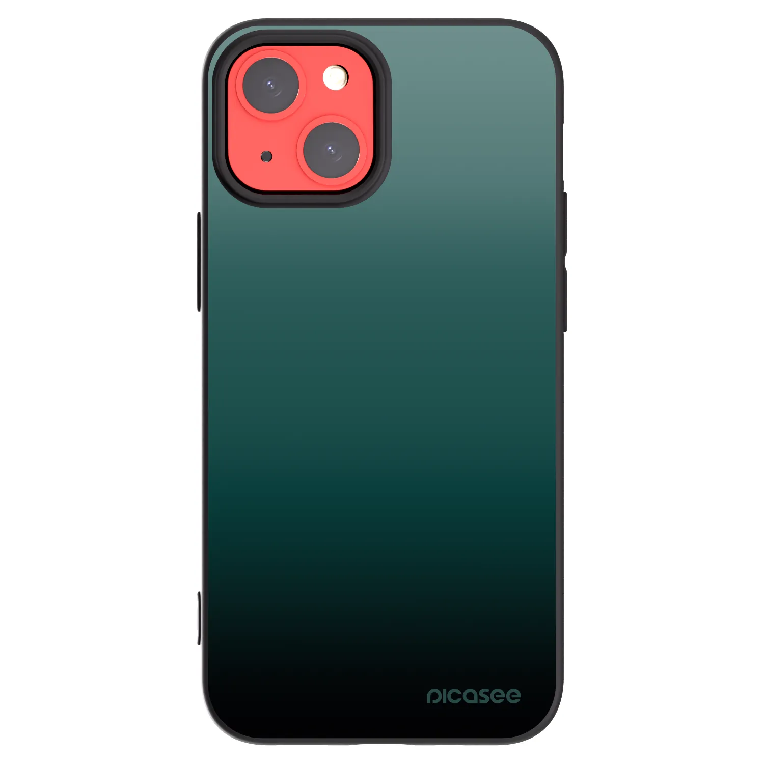 Picasee crna silikonska maskica za Apple iPhone 13 mini - Verdant Fade