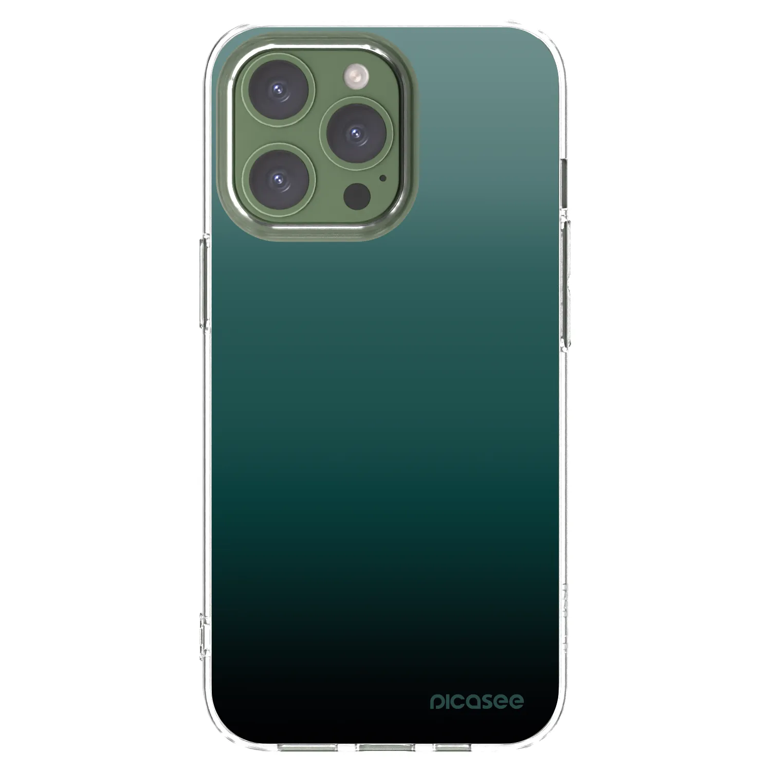 Picasee silikonska prozirna maskica za Apple iPhone 13 Pro - Verdant Fade