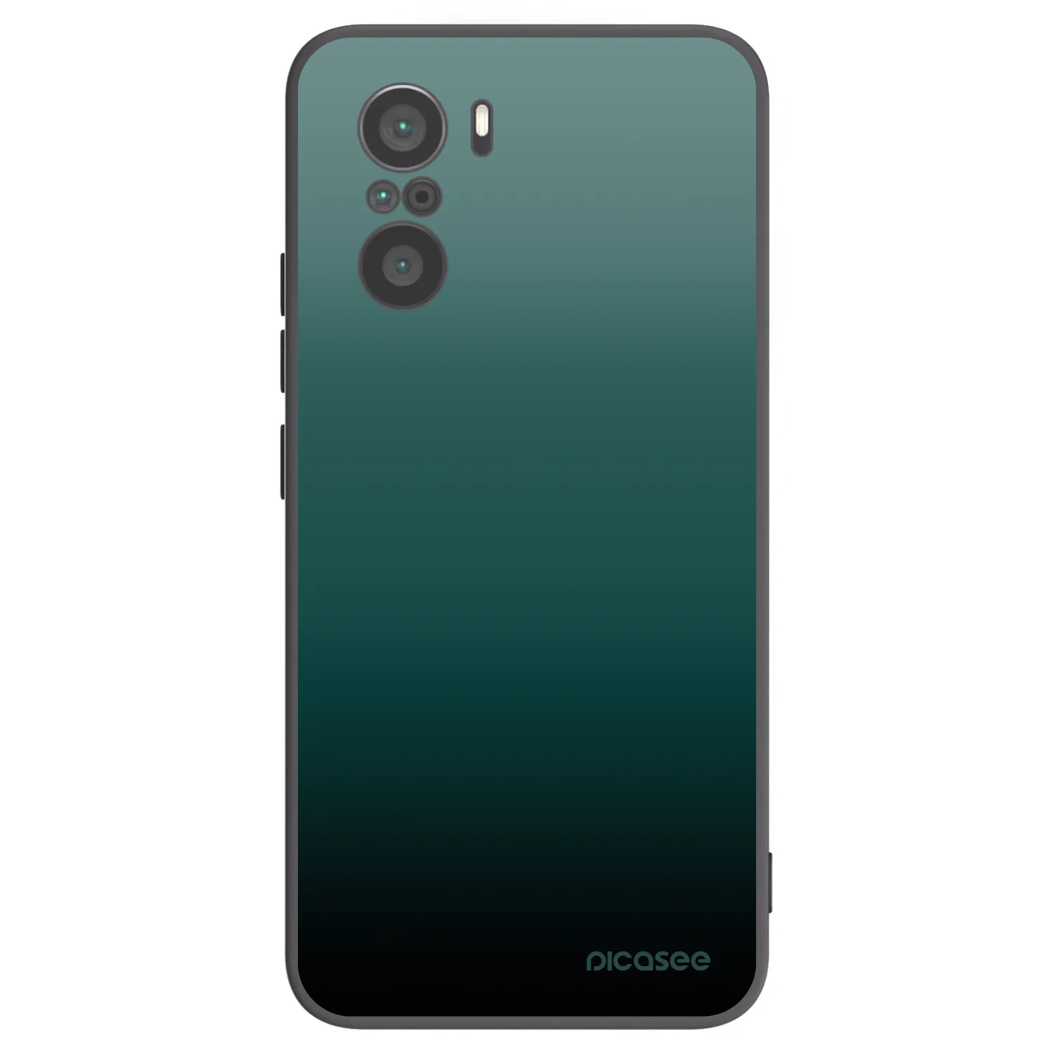 Picasee crna silikonska maskica za Xiaomi Poco F3 - Verdant Fade