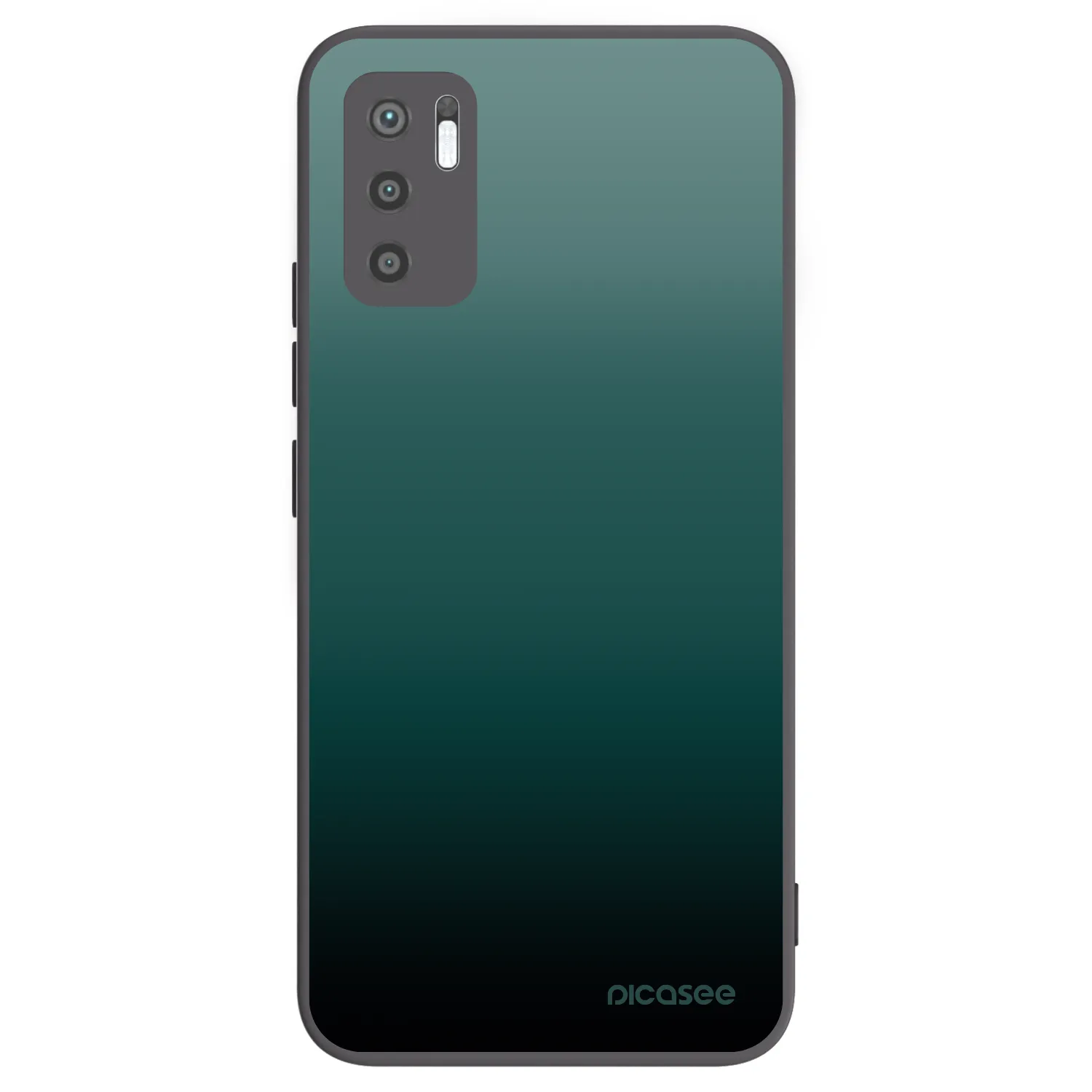 Picasee crna silikonska maskica za Xiaomi Redmi Note 10 5G - Verdant Fade