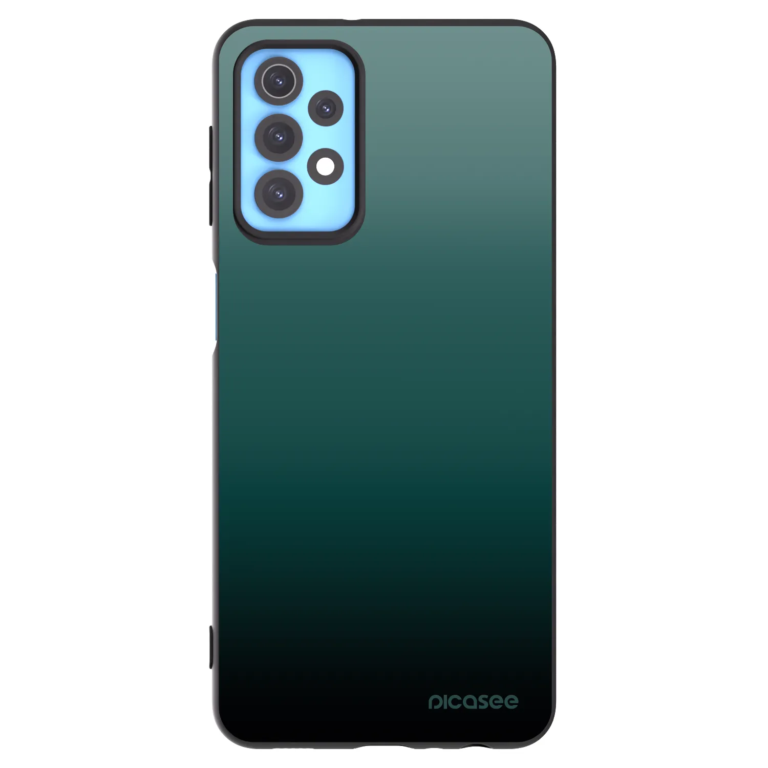 Picasee crna silikonska maskica za Samsung Galaxy A32 4G SM-A325F - Verdant Fade