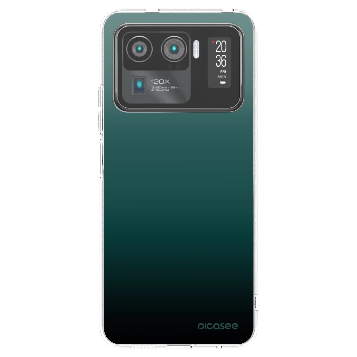 Picasee silikonska prozirna maskica za Xiaomi Mi 11 Ultra - Verdant Fade
