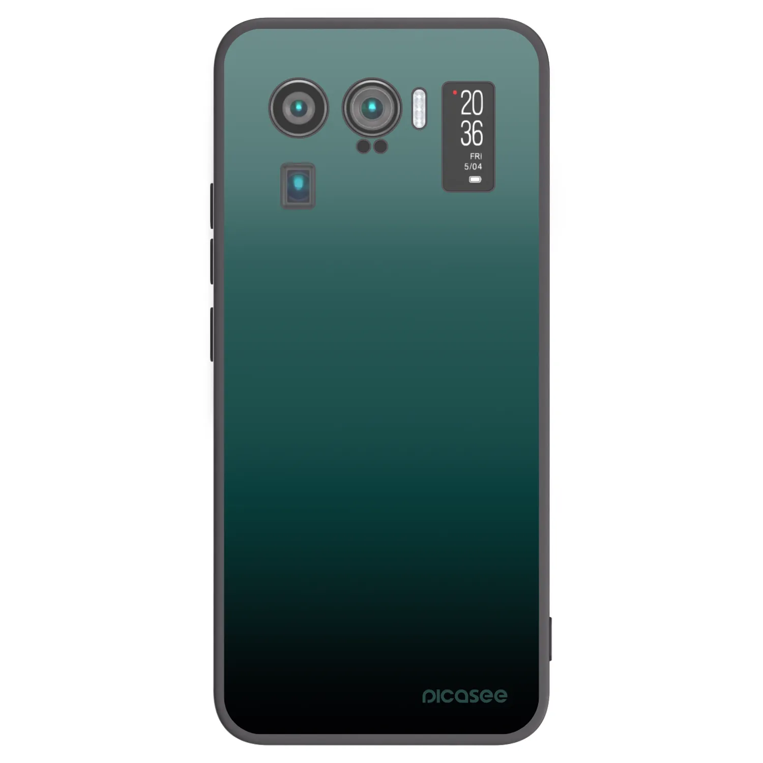 Picasee crna silikonska maskica za Xiaomi Mi 11 Ultra - Verdant Fade