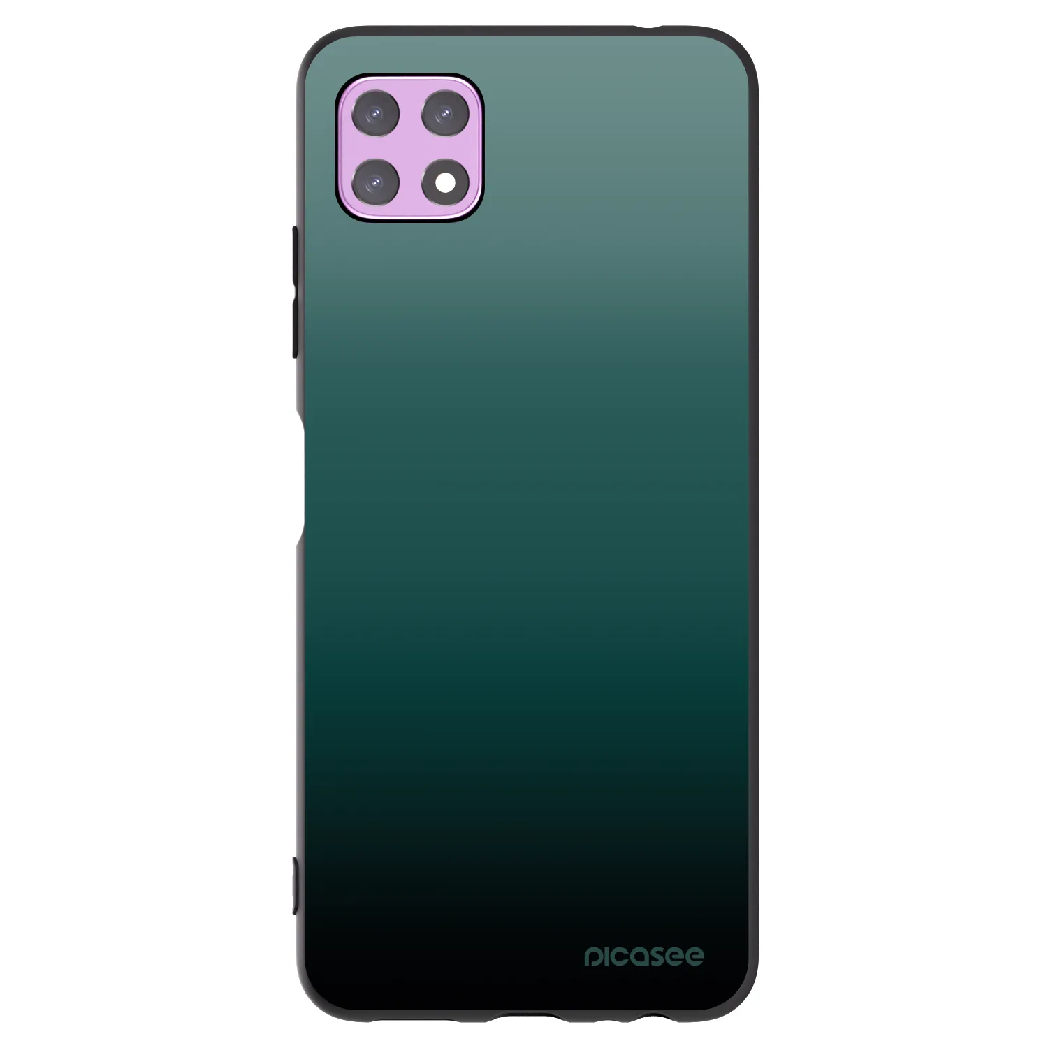 Picasee crna silikonska maskica za Samsung Galaxy A22 A226B 5G - Verdant Fade