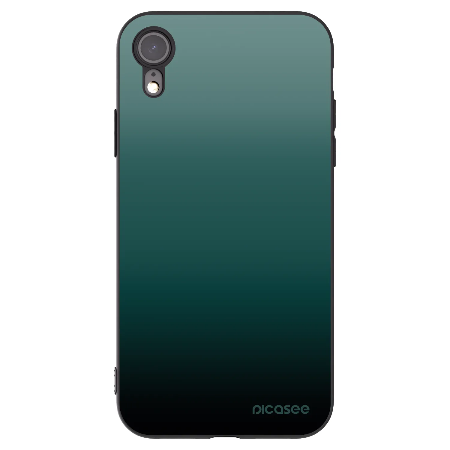 Picasee crna silikonska maskica za Apple iPhone 6 Plus/6S Plus - Verdant Fade