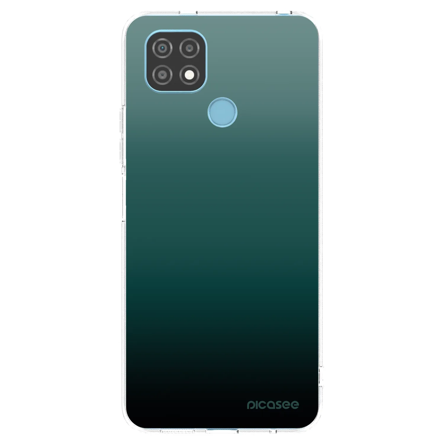 Picasee silikonska prozirna maskica za Realme C21 - Verdant Fade
