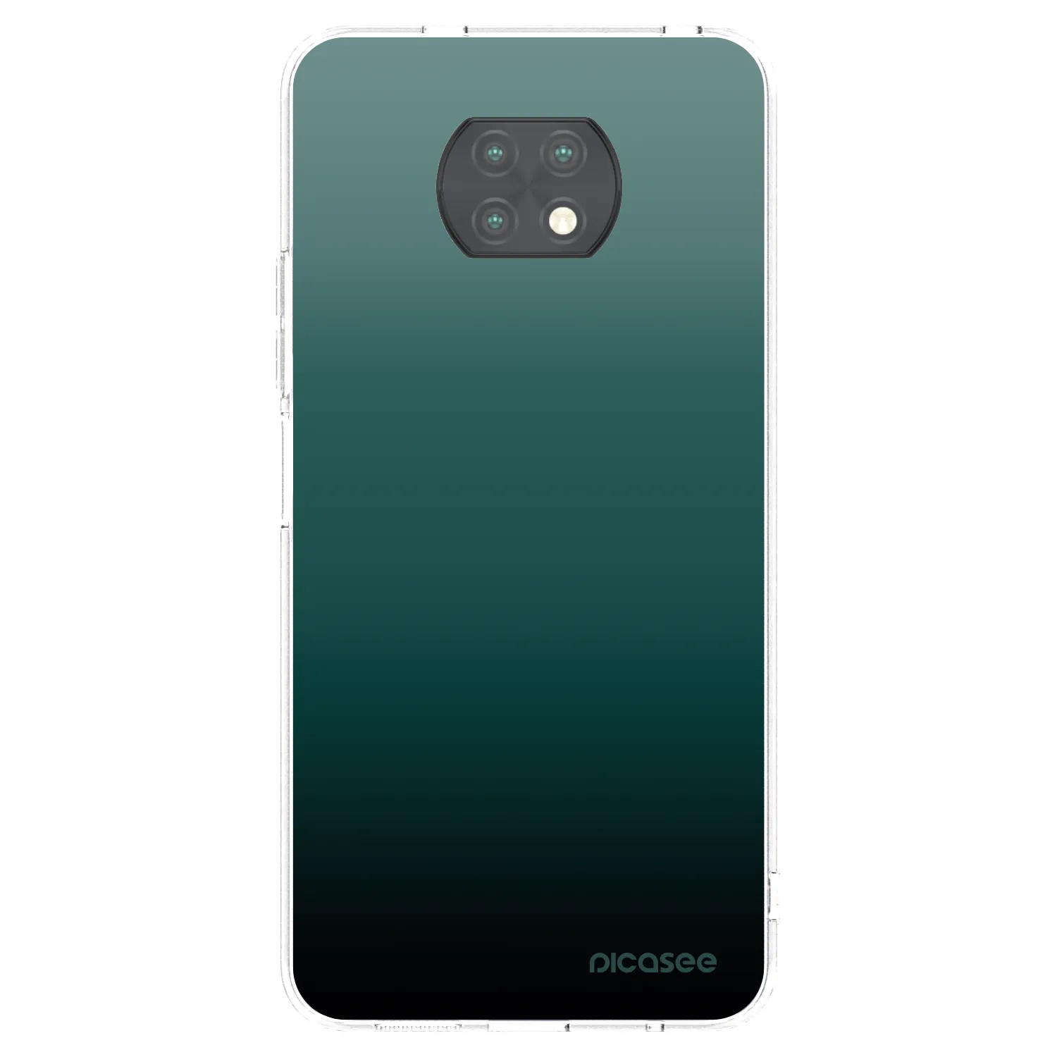 Picasee silikonska prozirna maskica za Xiaomi Redmi Note 9T - Verdant Fade