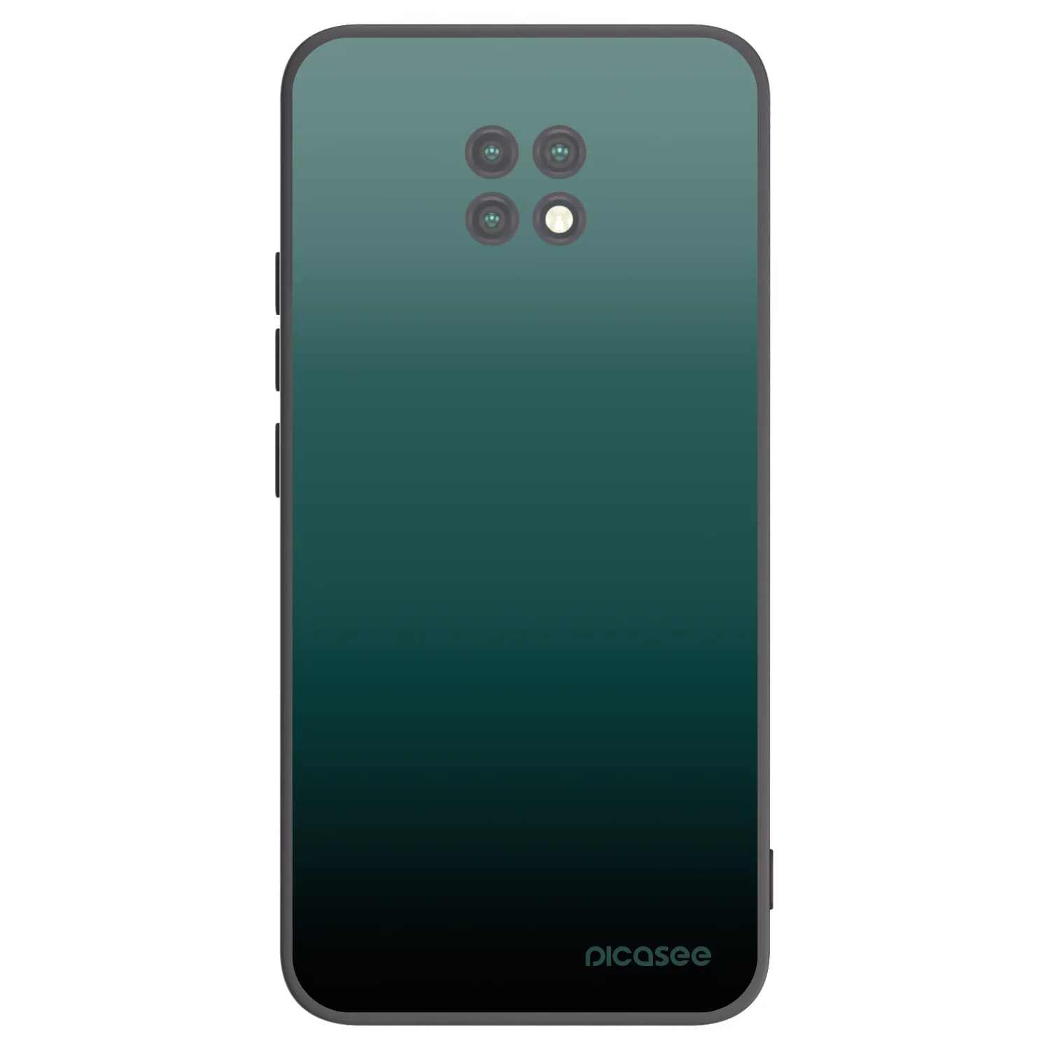 Picasee crna silikonska maskica za Xiaomi Redmi Note 9T - Verdant Fade
