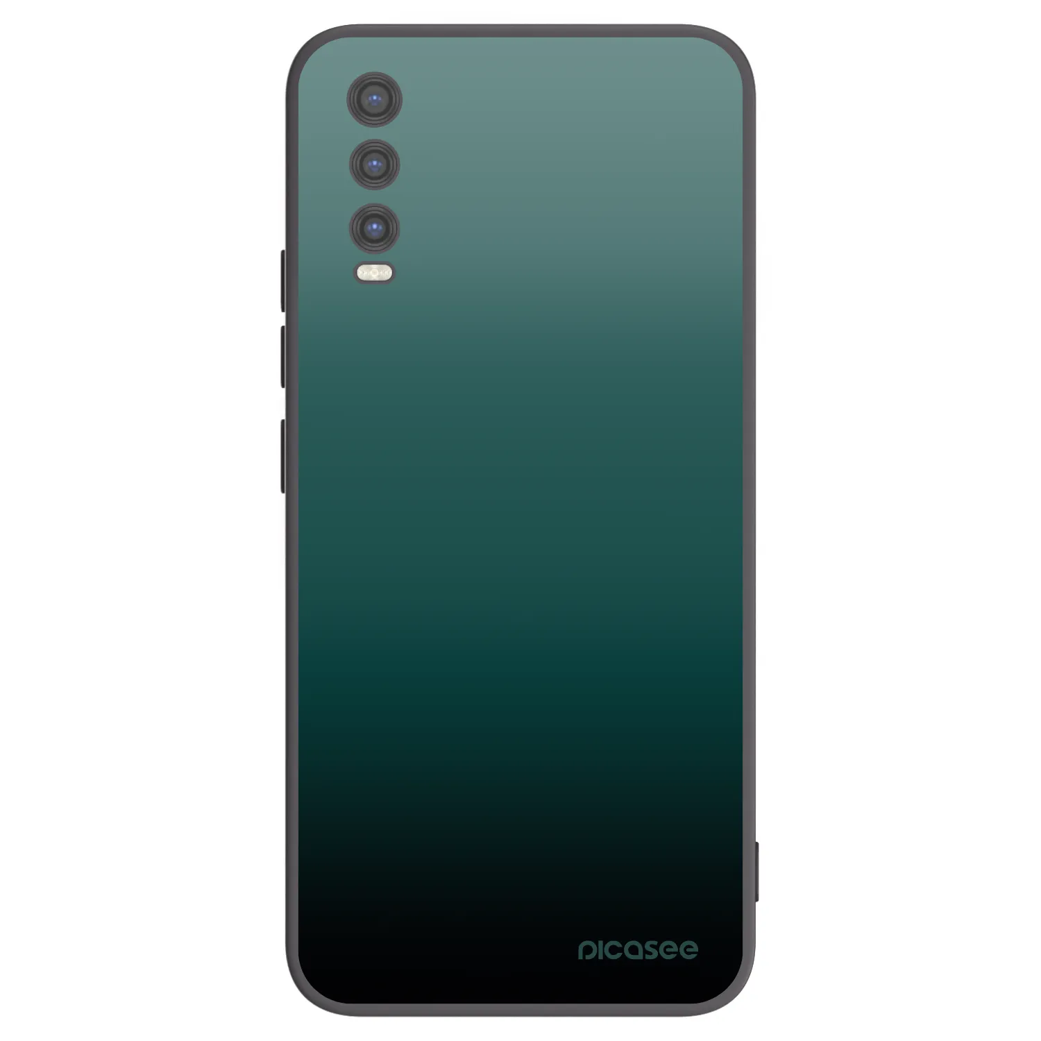 Picasee crna silikonska maskica za Vivo Y20s - Verdant Fade