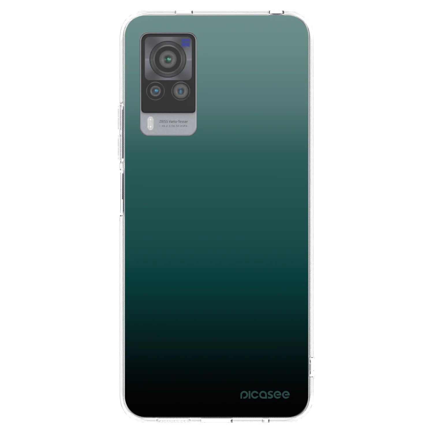 Picasee silikonska prozirna maskica za Vivo X60 Pro 5G - Verdant Fade