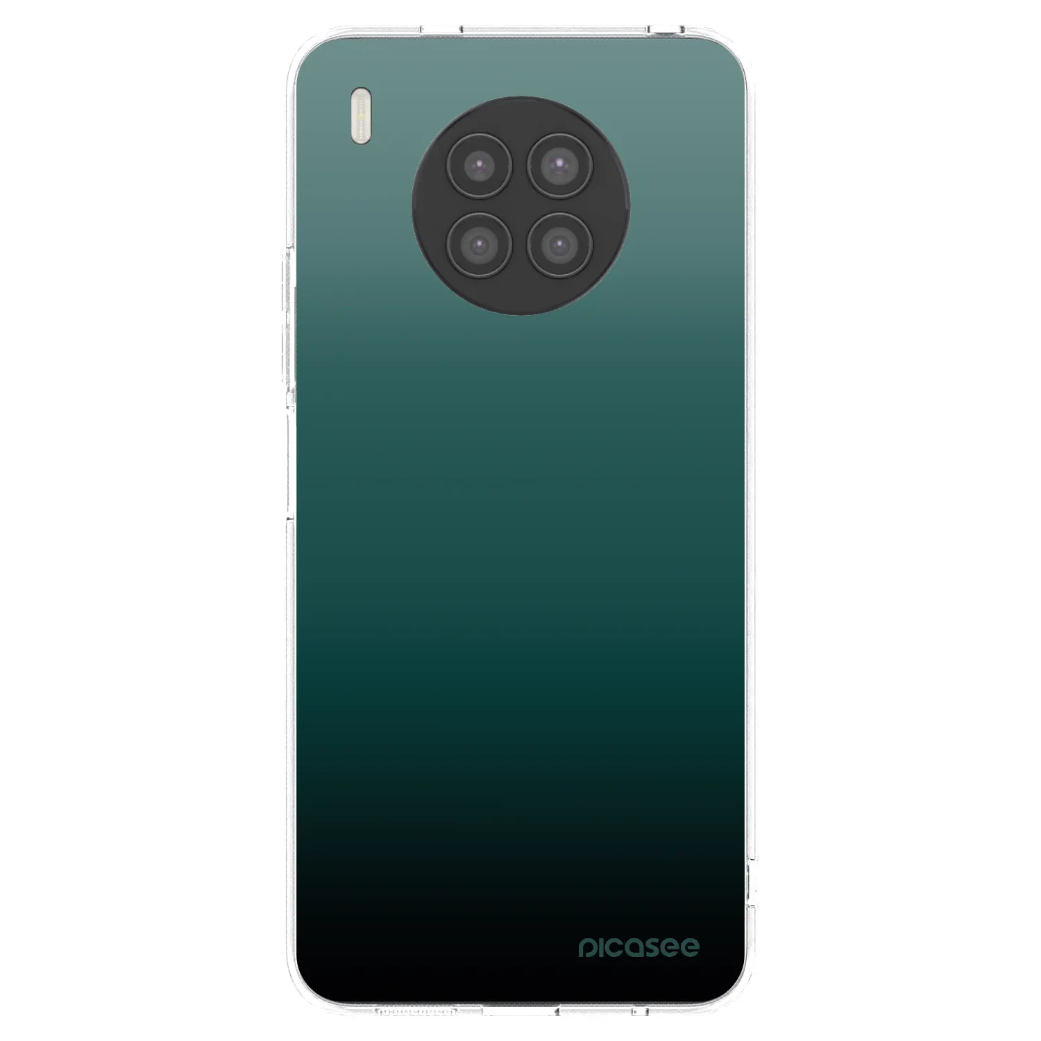 Picasee silikonska prozirna maskica za Huawei Nova 8i - Verdant Fade