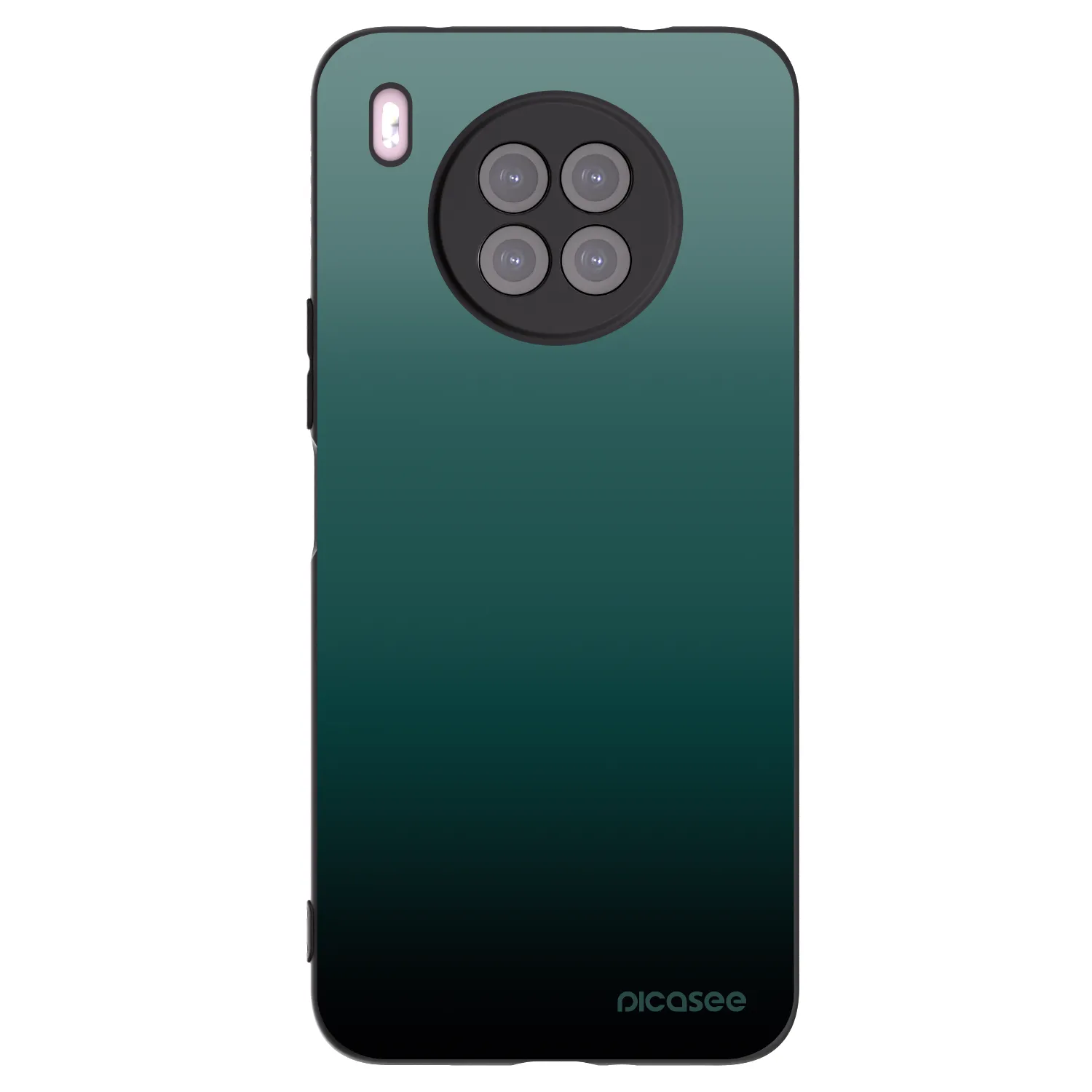 Picasee crna silikonska maskica za Huawei Nova 8i - Verdant Fade