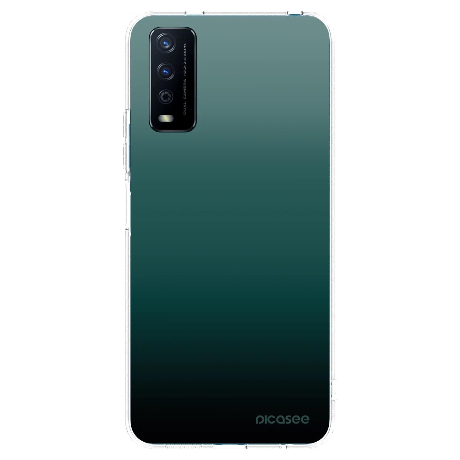 Picasee silikonska prozirna maskica za Vivo Y11s - Verdant Fade