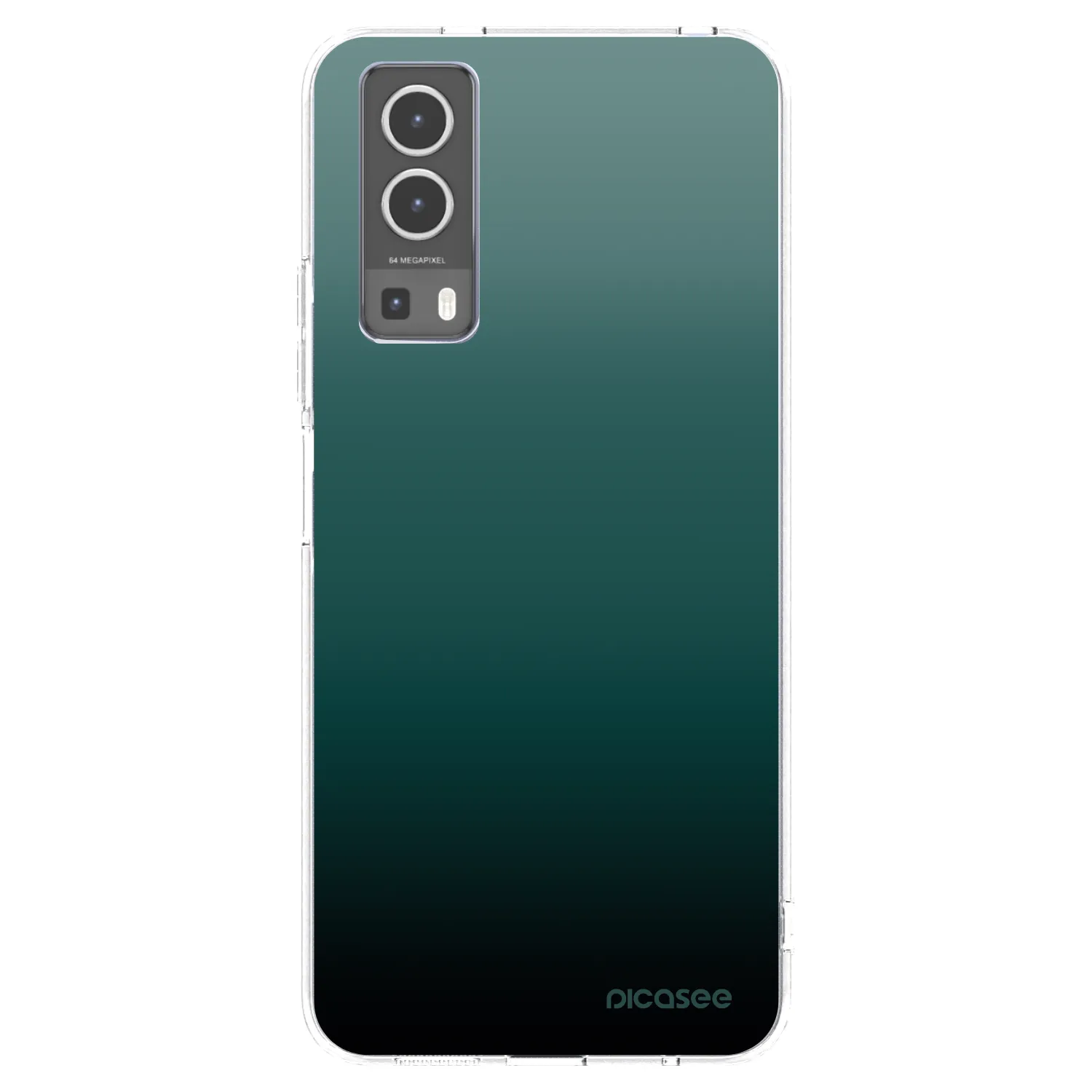 Picasee silikonska prozirna maskica za Vivo Y72 5G - Verdant Fade