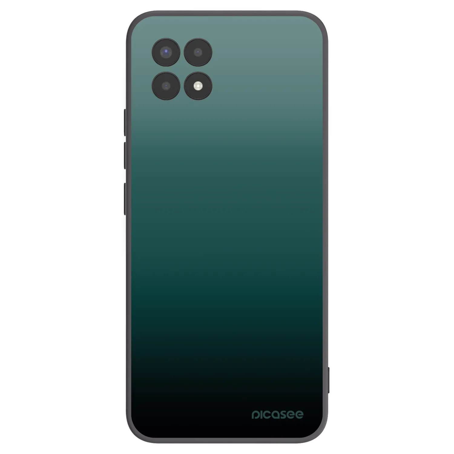 Picasee crna silikonska maskica za Realme 8i - Verdant Fade