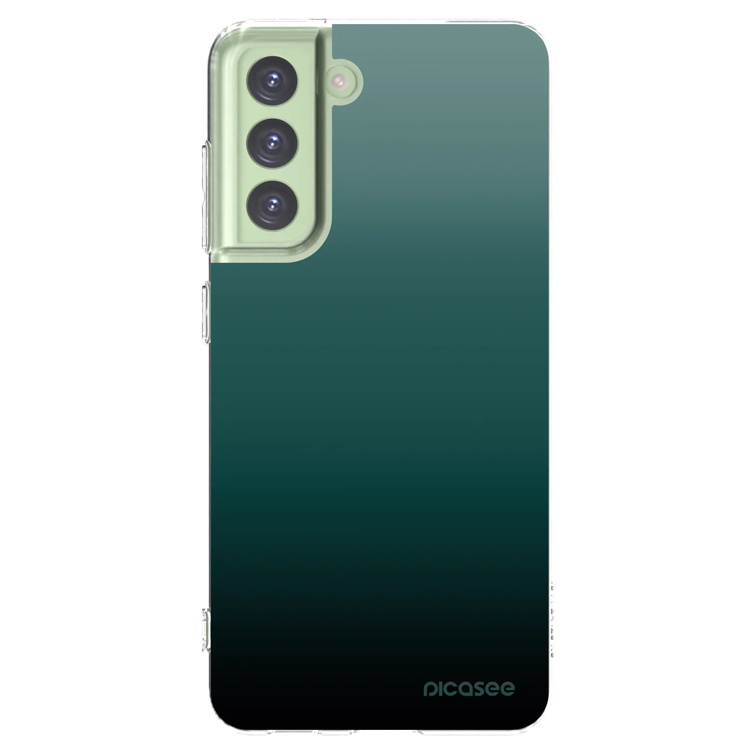 Picasee silikonska prozirna maskica za Samsung Galaxy S21 FE 5G - Verdant Fade