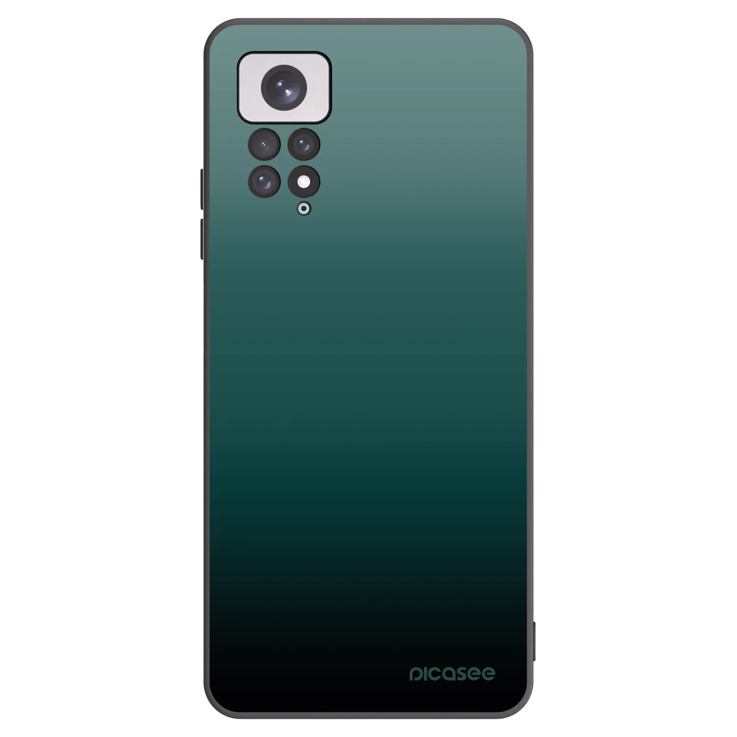 Picasee crna silikonska maskica za Xiaomi Redmi Note 11 - Verdant Fade