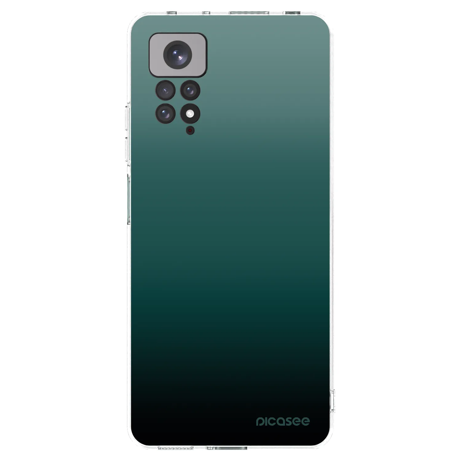 Picasee silikonska prozirna maskica za Xiaomi Redmi Note 11 - Verdant Fade