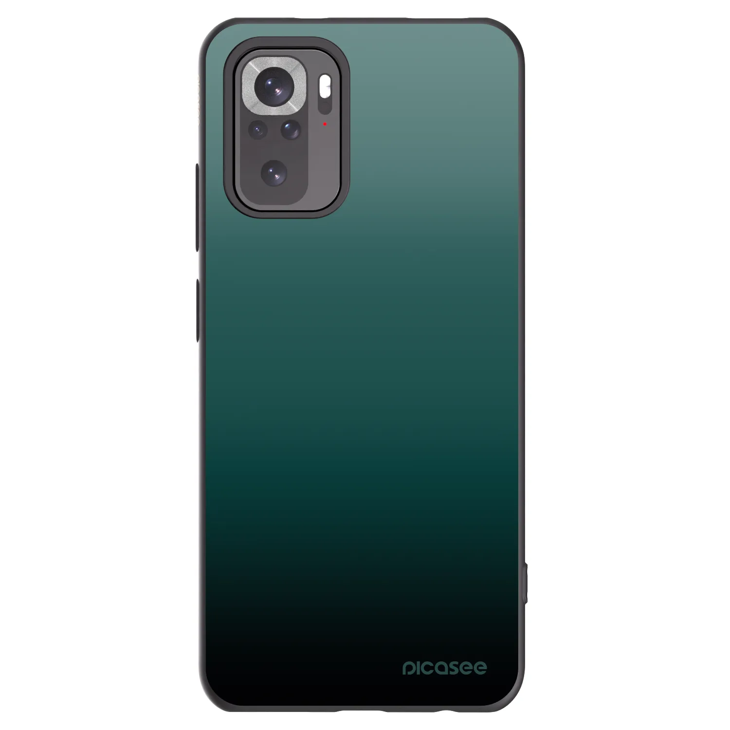 Picasee crna silikonska maskica za Xiaomi Redmi Note 11S 4G - Verdant Fade