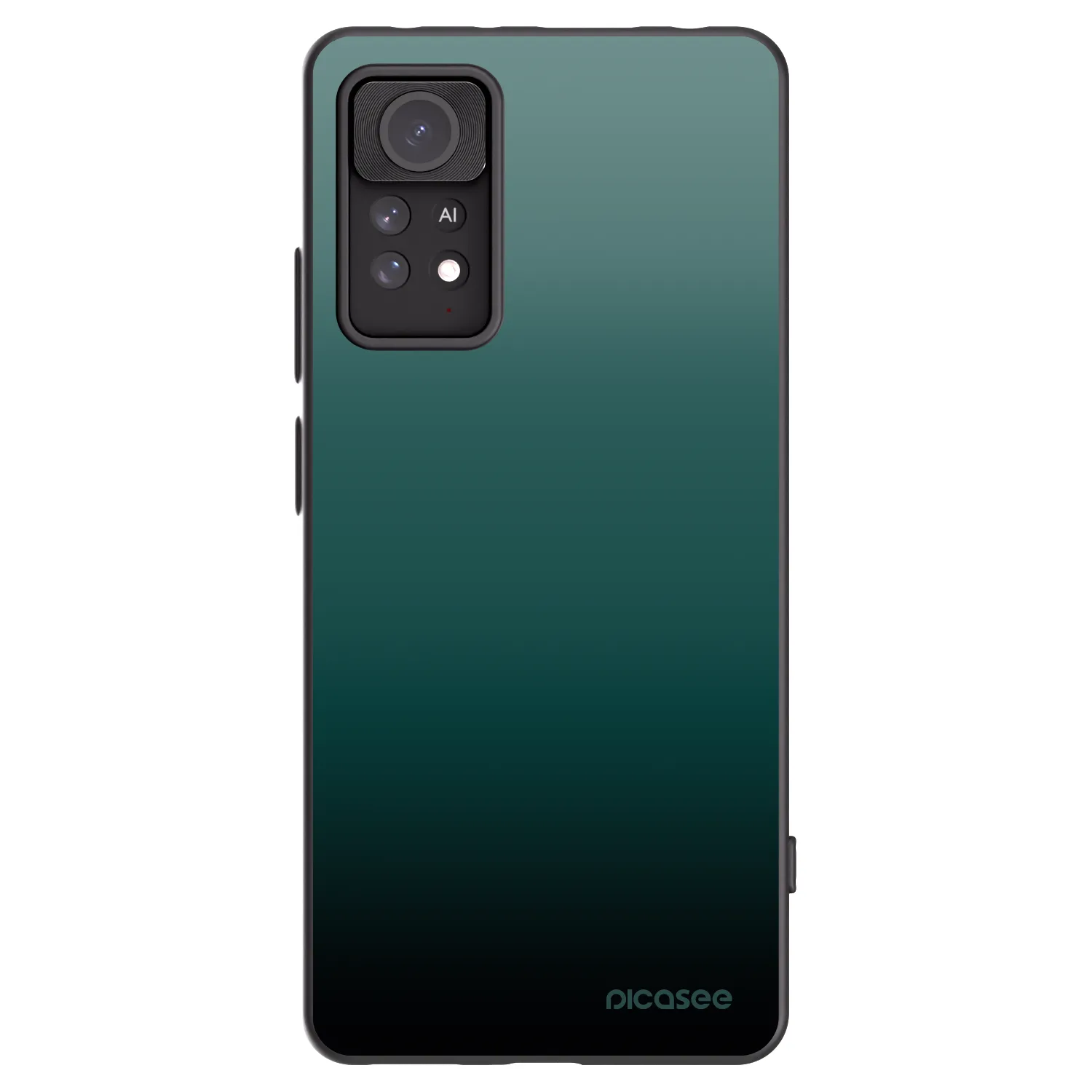 Picasee crna silikonska maskica za Xiaomi Redmi Note 11 Pro 5G - Verdant Fade