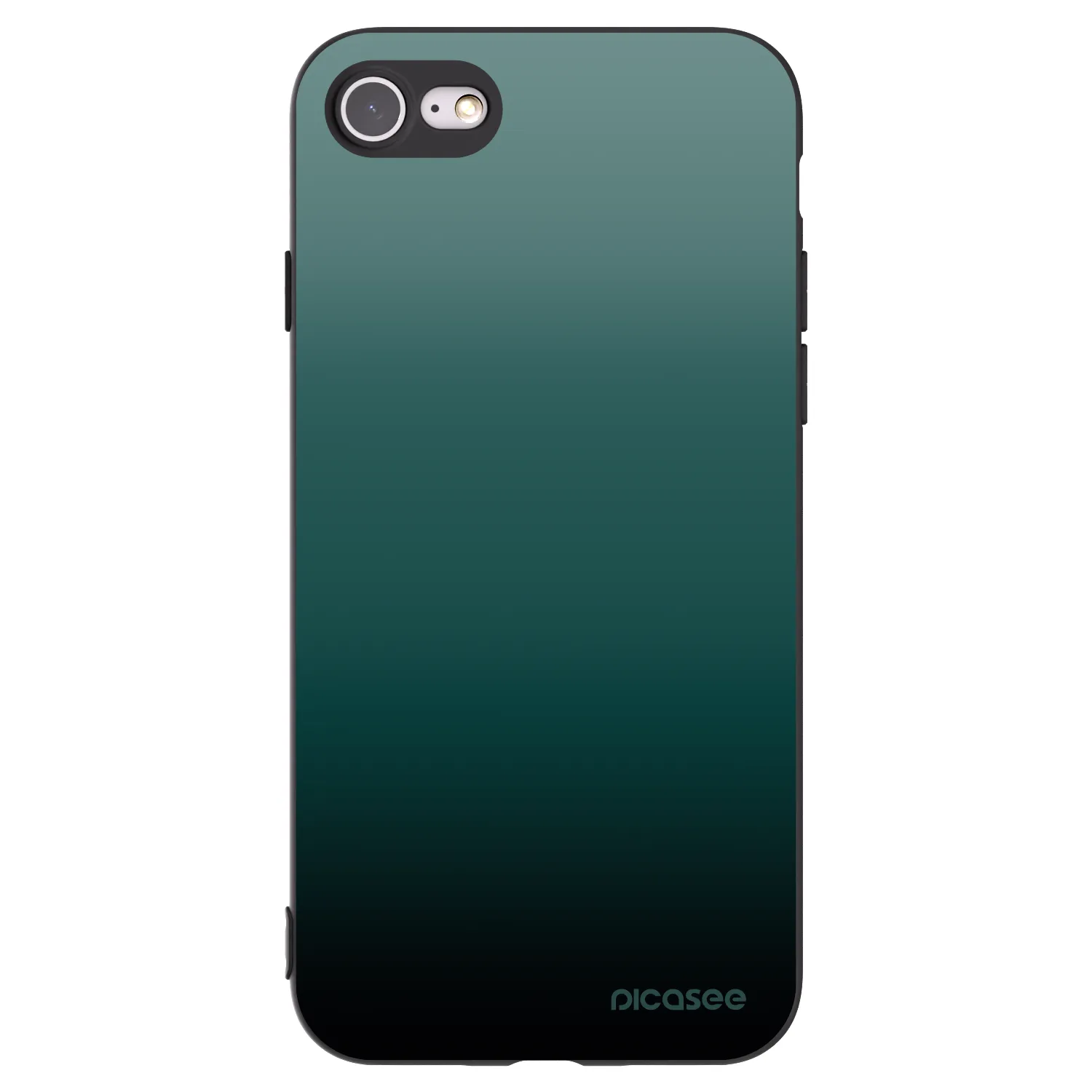 Picasee crna silikonska maskica za Apple iPhone SE 2022 - Verdant Fade