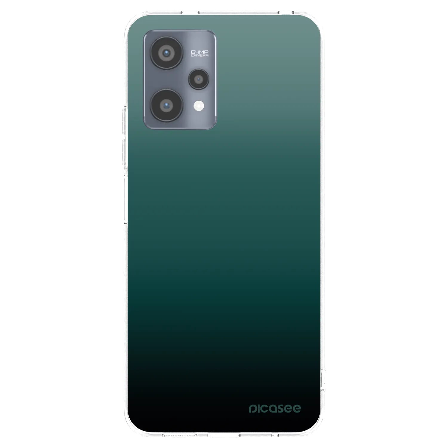 Picasee silikonska prozirna maskica za Realme 9 Pro 5G - Verdant Fade