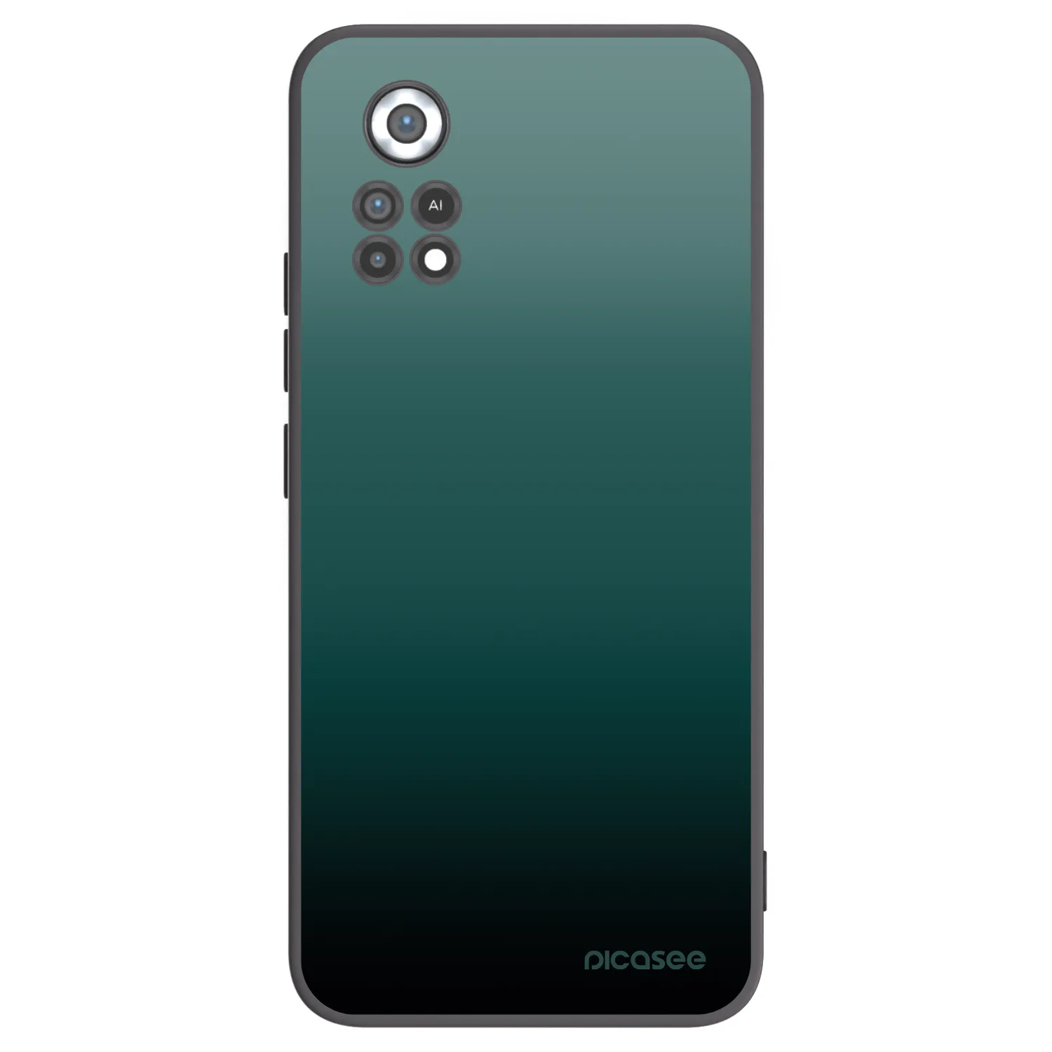 Picasee crna silikonska maskica za Xiaomi Poco X4 Pro 5G - Verdant Fade